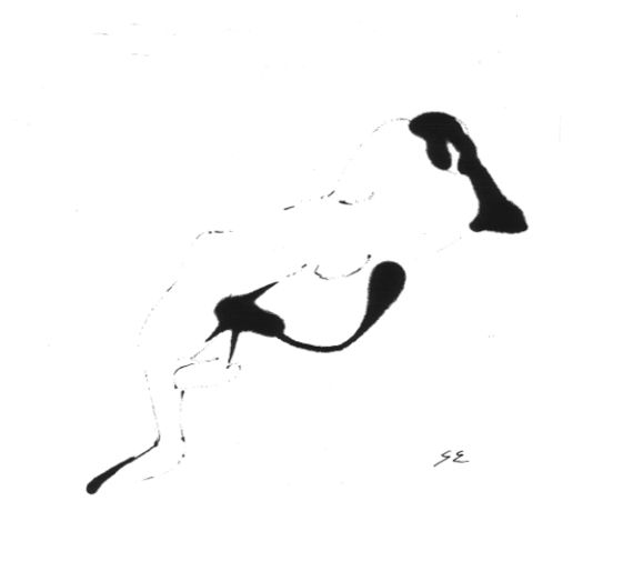 15 09 Sonja Eisenberg Ink Drawing, 18' X 20' B